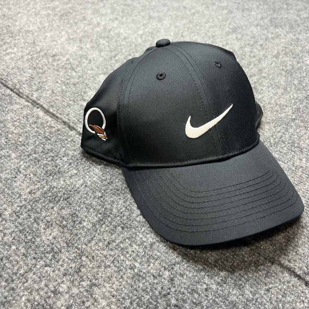 Nike Junior Big Kids' Dri-FIT‎ PC Quail Hollow Adjustable Golf Hat Black DN1973 - Picture 2 of 6